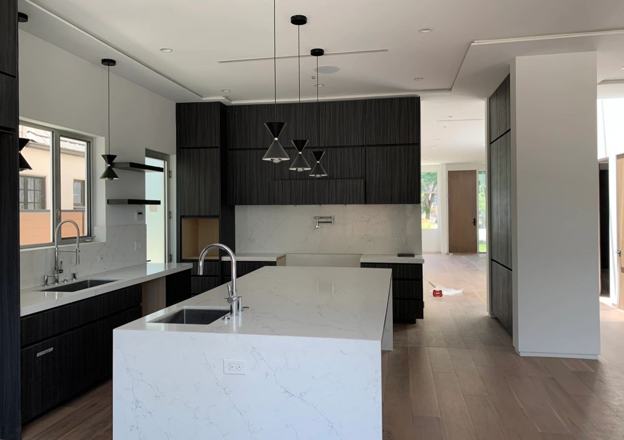 Modern Walnut Kitchen