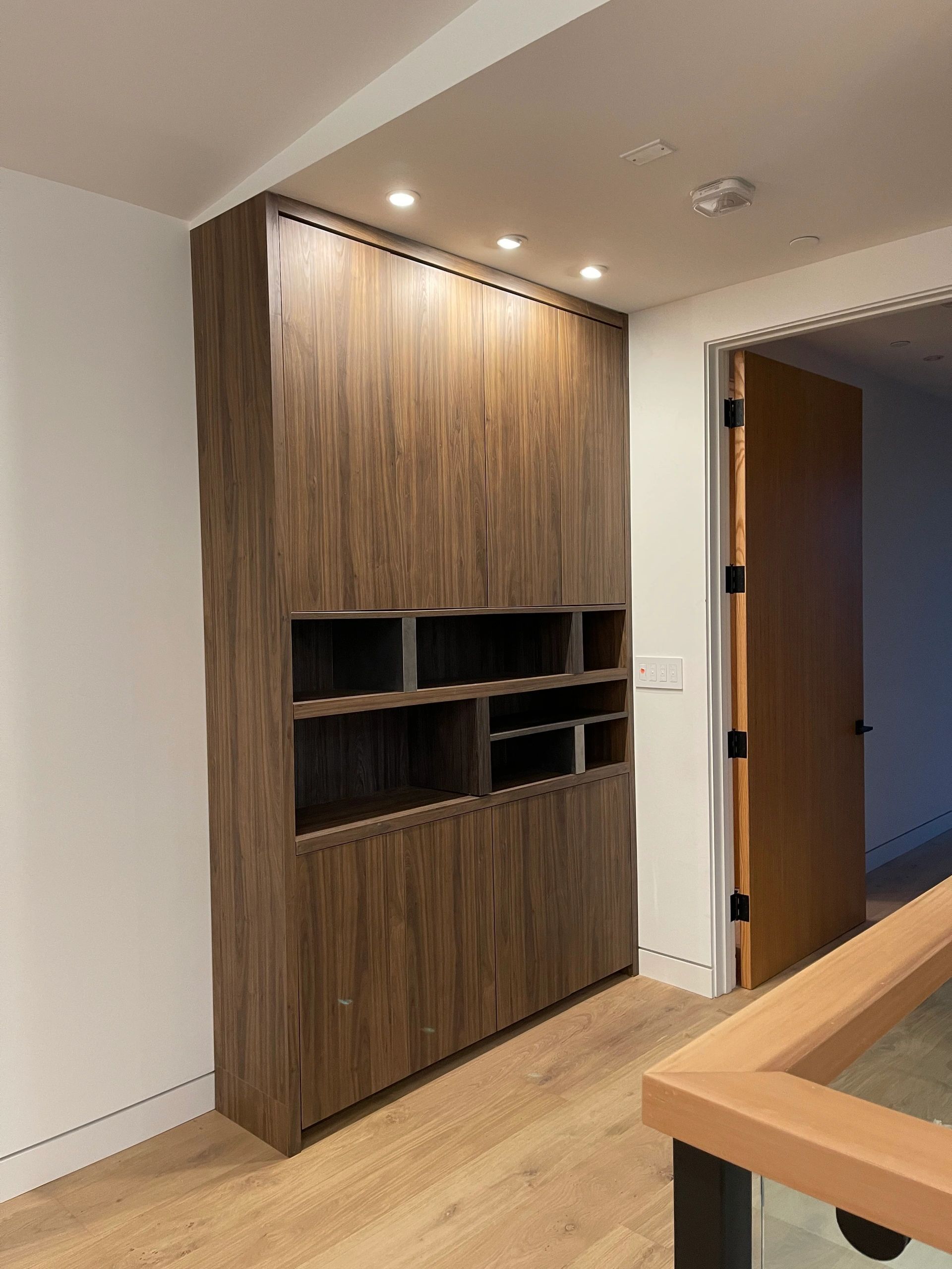 Freestanding built-in wardrobe cabinets