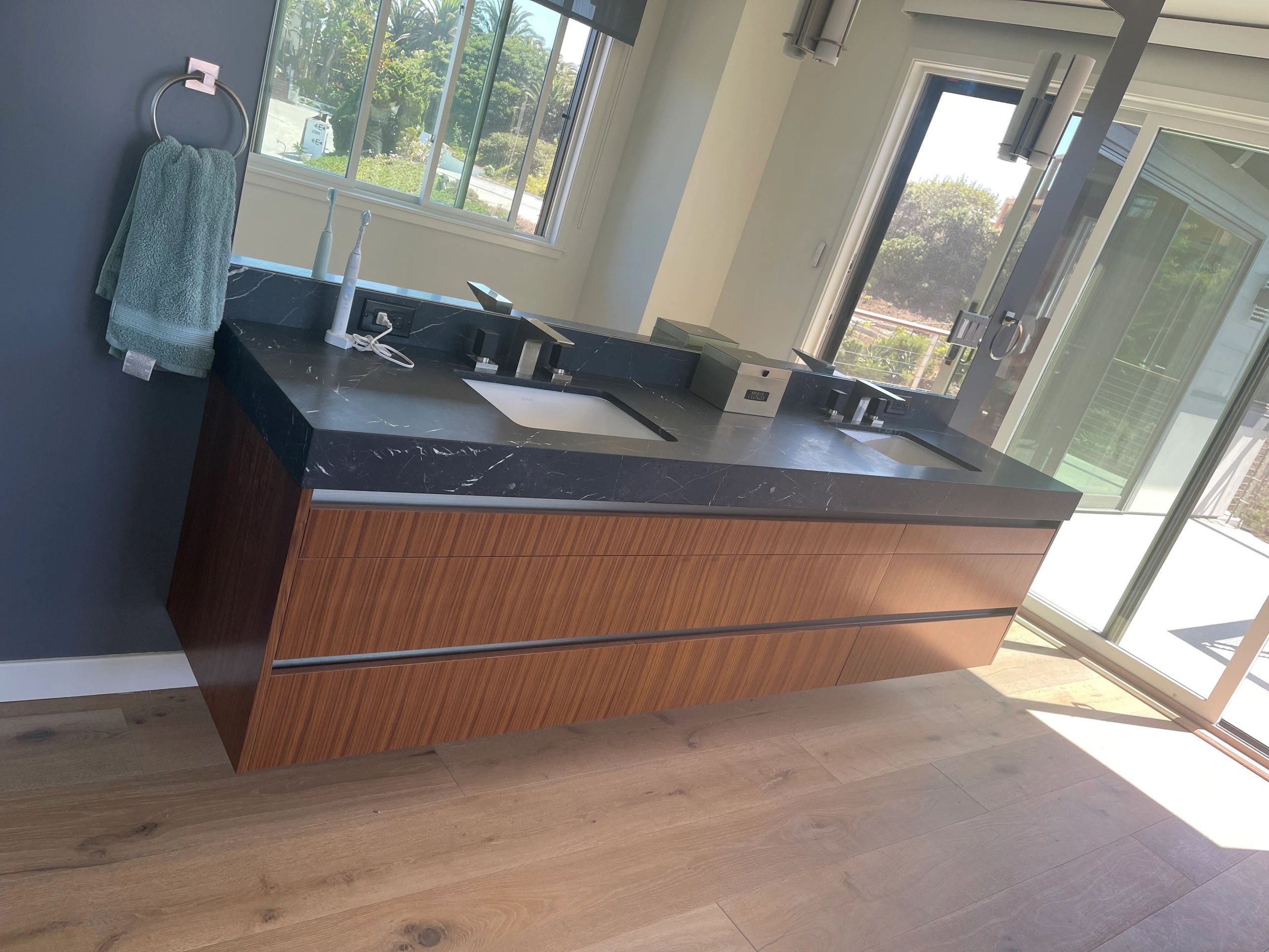 Walnut & Marble Vanity